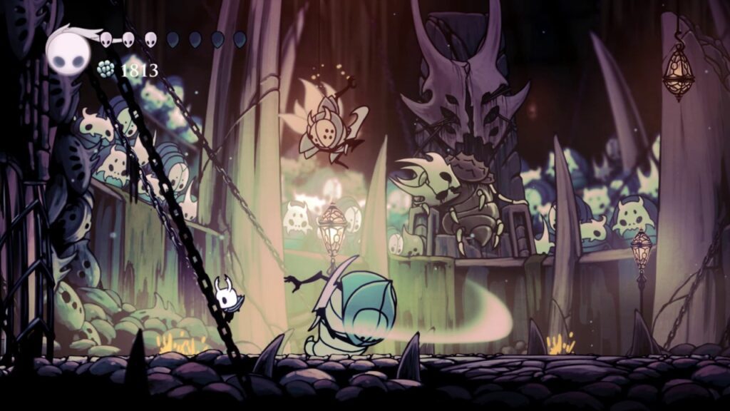 Screenshot from "Hollow Knight."