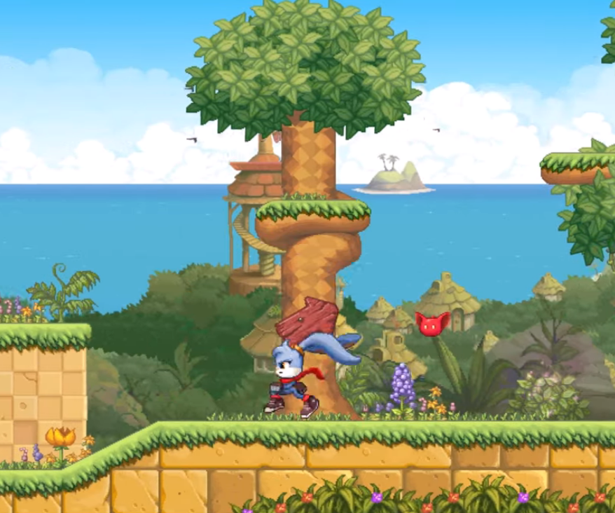 Screenshot of Kaze and the Wild Masks. This game was created by Main Leaf, the best game studio for hire.