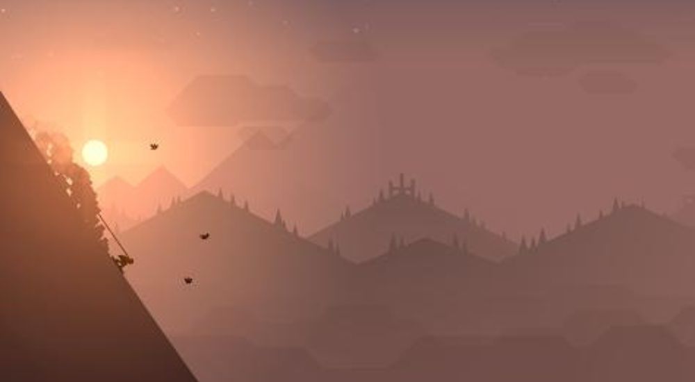 Alto's Adventure is a flat art game