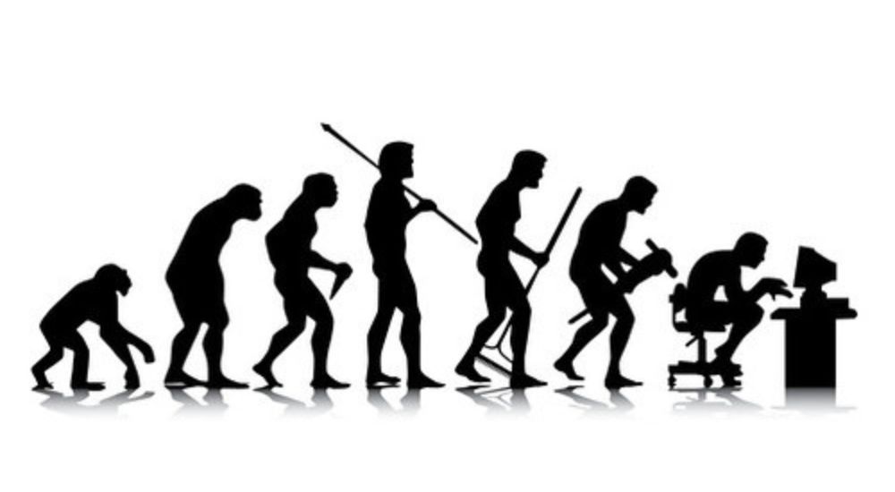 evolution from primitive man to the present day