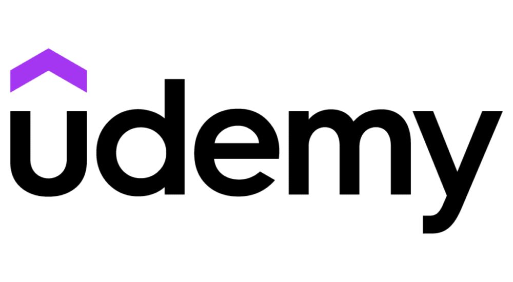 udemy logo on a white background