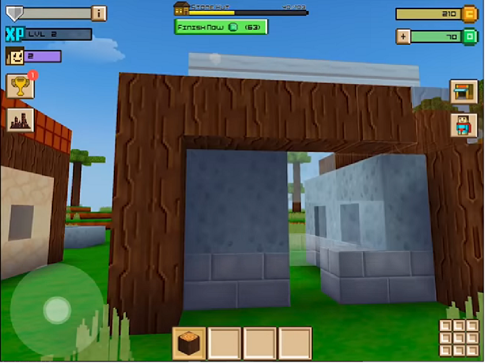Screenshot of Block Craft 3D for Android.

game development cycle