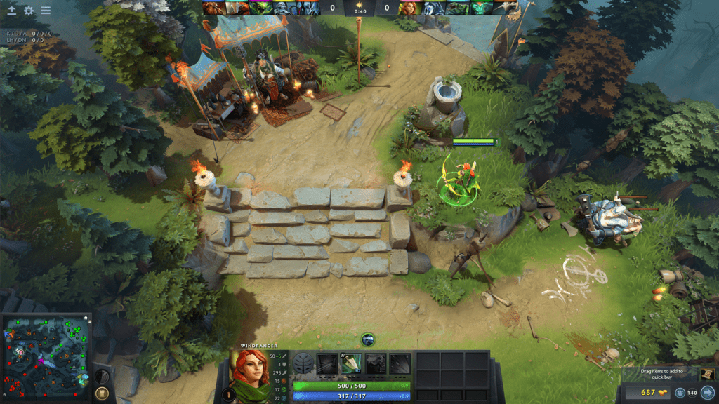 Screenshot taken from DotA 2.