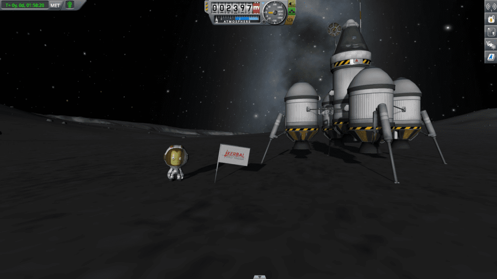 Screenshot taken from Kerbal Space Program.