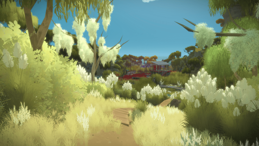 Screenshot of The Witness.