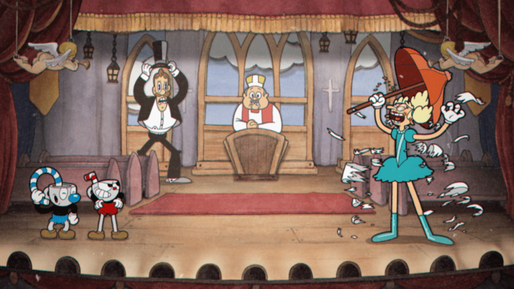 Screenshot from Cuphead.