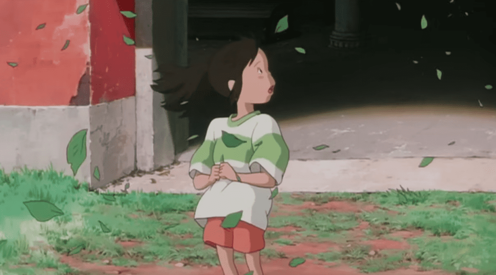 Screenshot of Chihiro from Spirited Away.

2D animation.