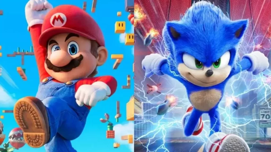 Mario and Sonic, the Hedgehog.