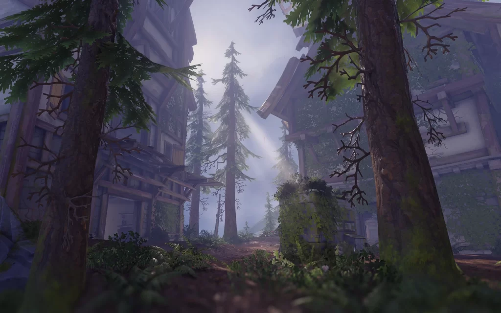Screenshot of one of Overwatch's maps.