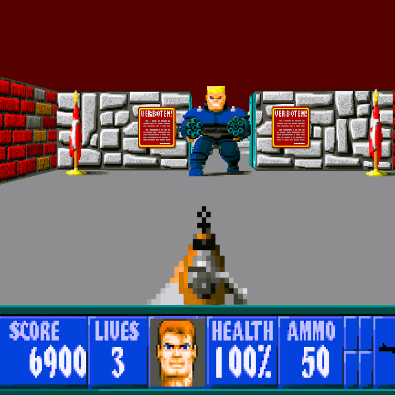 Wolfenstein 3D first 3d game cover