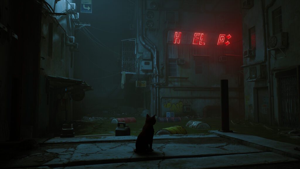 Screenshot of "Stray", an award-winning game released in 2022.