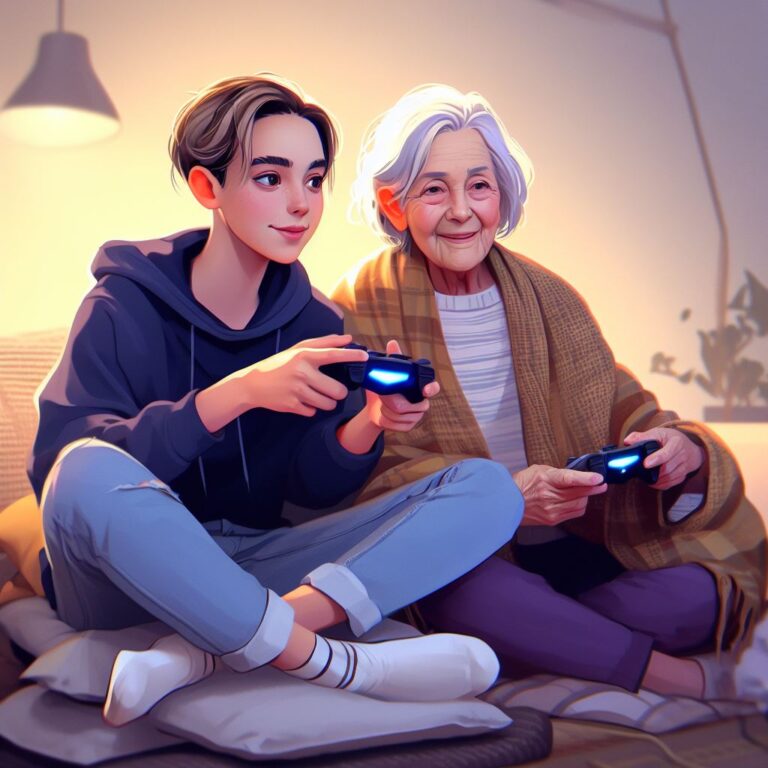 Como as diferentes gerações interagem com video games