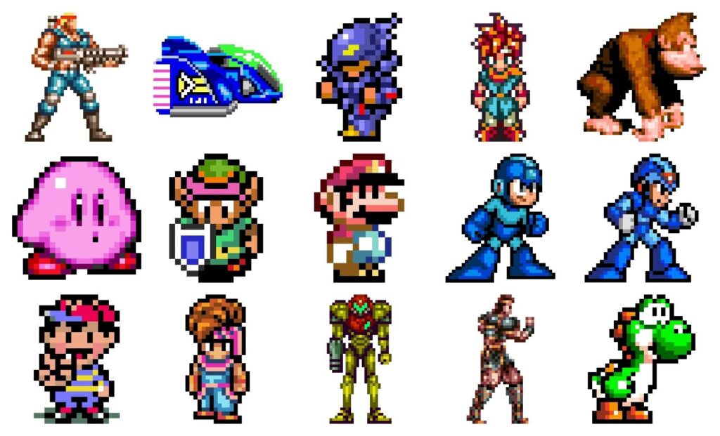 Fourth generation video game characters