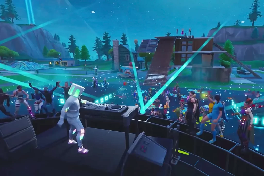 marshmello fortnite concert