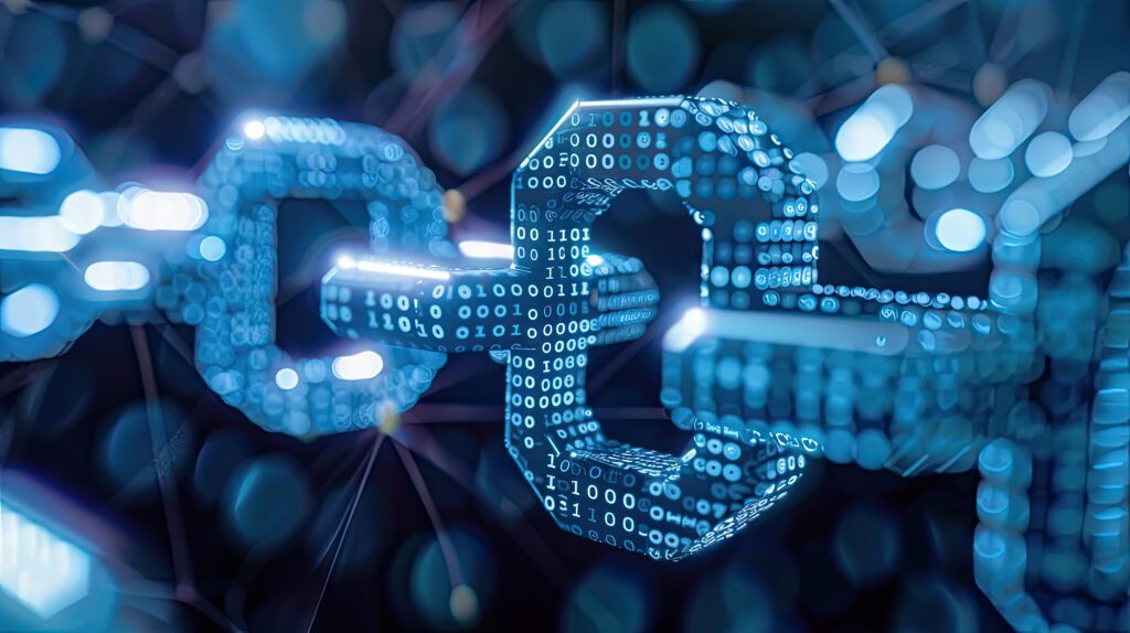 3d rendering blockchain technology 1